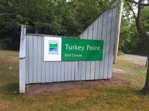 Turkey Point Golf Course sign