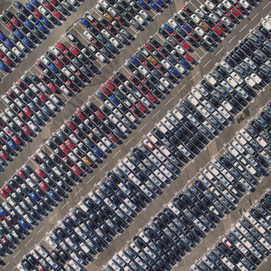 Parking Lots in a World of Self-Driving Cars