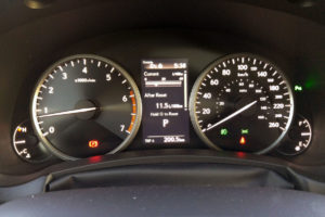 2019 Lexus NX-300 speedometer