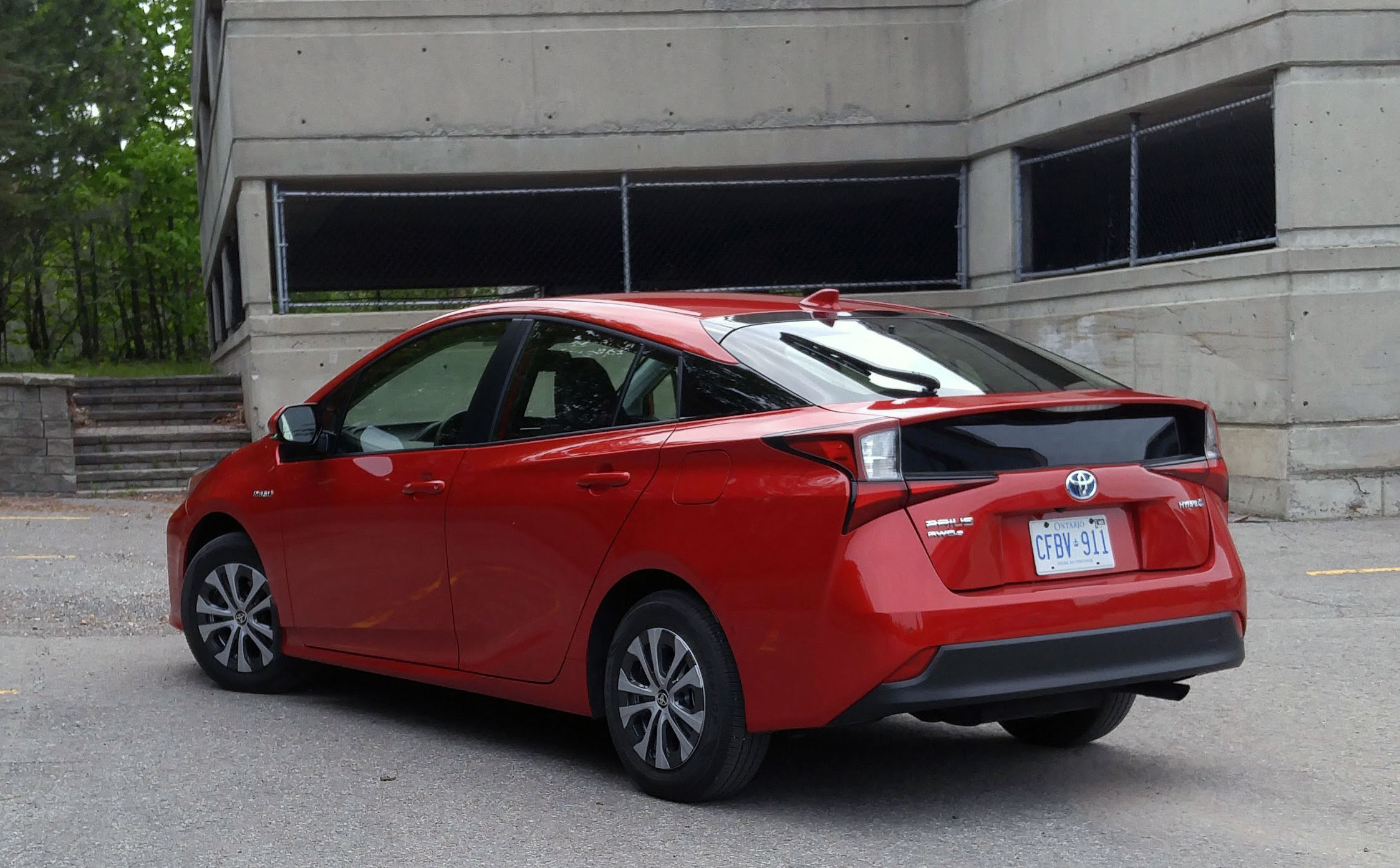 2019 Toyota Prius AWD-e back view