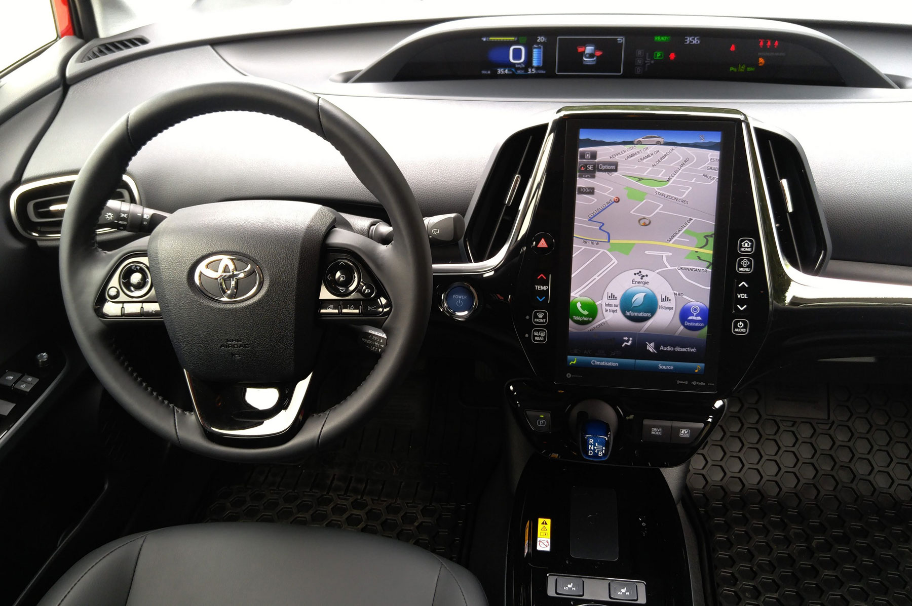 2019 Toyota Prius AWD-e dashboard