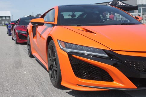 Acura NSX on the Track