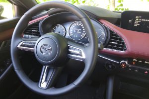 2019 Mazda3 Sport GT steering wheel