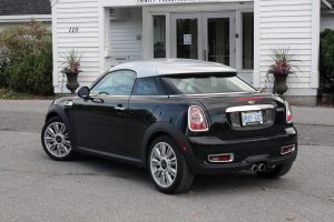 Mini Cooper Coupe rear view