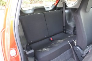 Scion iQ back seat