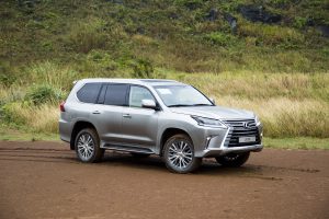 Lexus LX 570 2016 SUV. Photographed in Hanoi, Vietnam