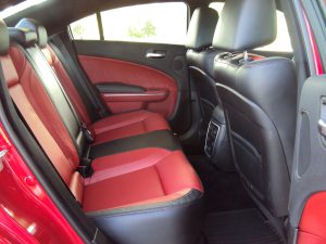 Dodge Charger rear seat