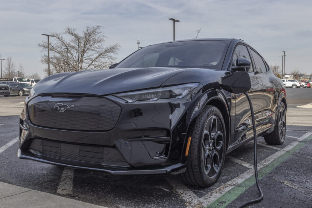 Ford Mustang Mach-E SUV charging